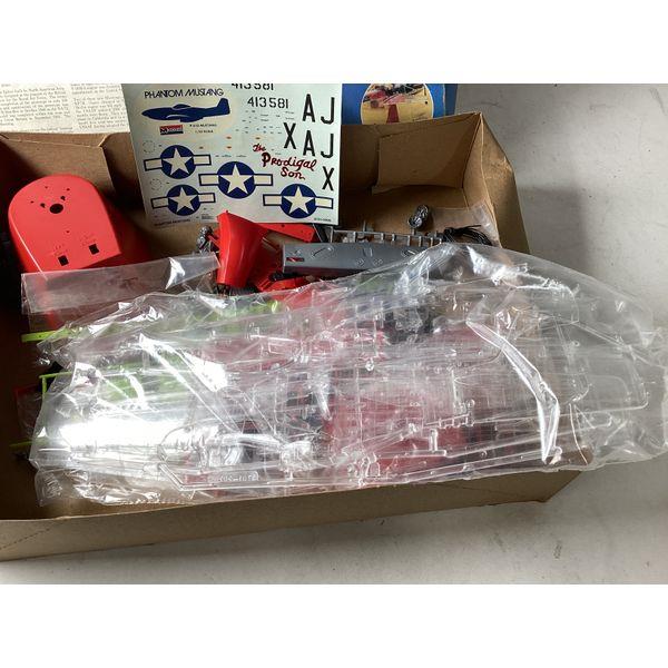 Monogram Phantom Mustang - 1/32 Scale Unassembled Model Kit, Motorized, Transparent