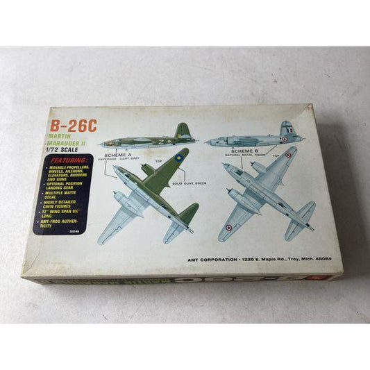 AMT B-26C Marauder II - 1/72 Scale, Moveable Parts, Multiple Decals, Authentic Markings