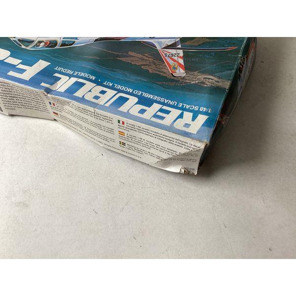 Monogram Republic F-84F - 1/48 Scale Model Kit - Unassembled, Molded in Silver