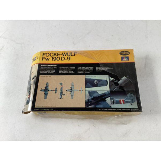 Testors Focke-Wulf Fw 190 D-9 - 1/72 Scale, Unassembled Kit, Detailed Parts